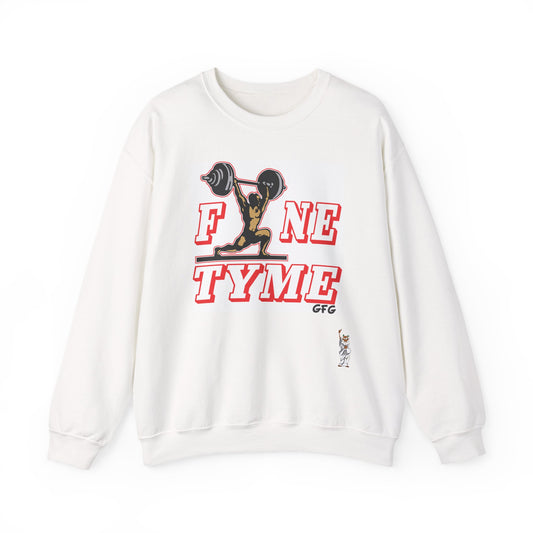 Whimsical Comedy Sweatshirt - Unisex Crewneck,  Everyday Wear, Holiday Apparel, Graphic Sweatshirt - Fyne Tyme