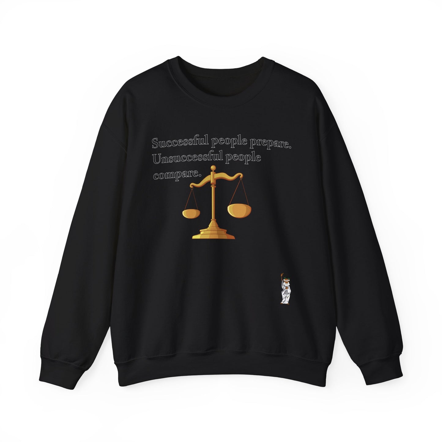 Whimsical Comedy Sweatshirt - Unisex Crewneck,  Everyday Wear, Holiday Apparel, Graphic Sweatshirt - Successful People
