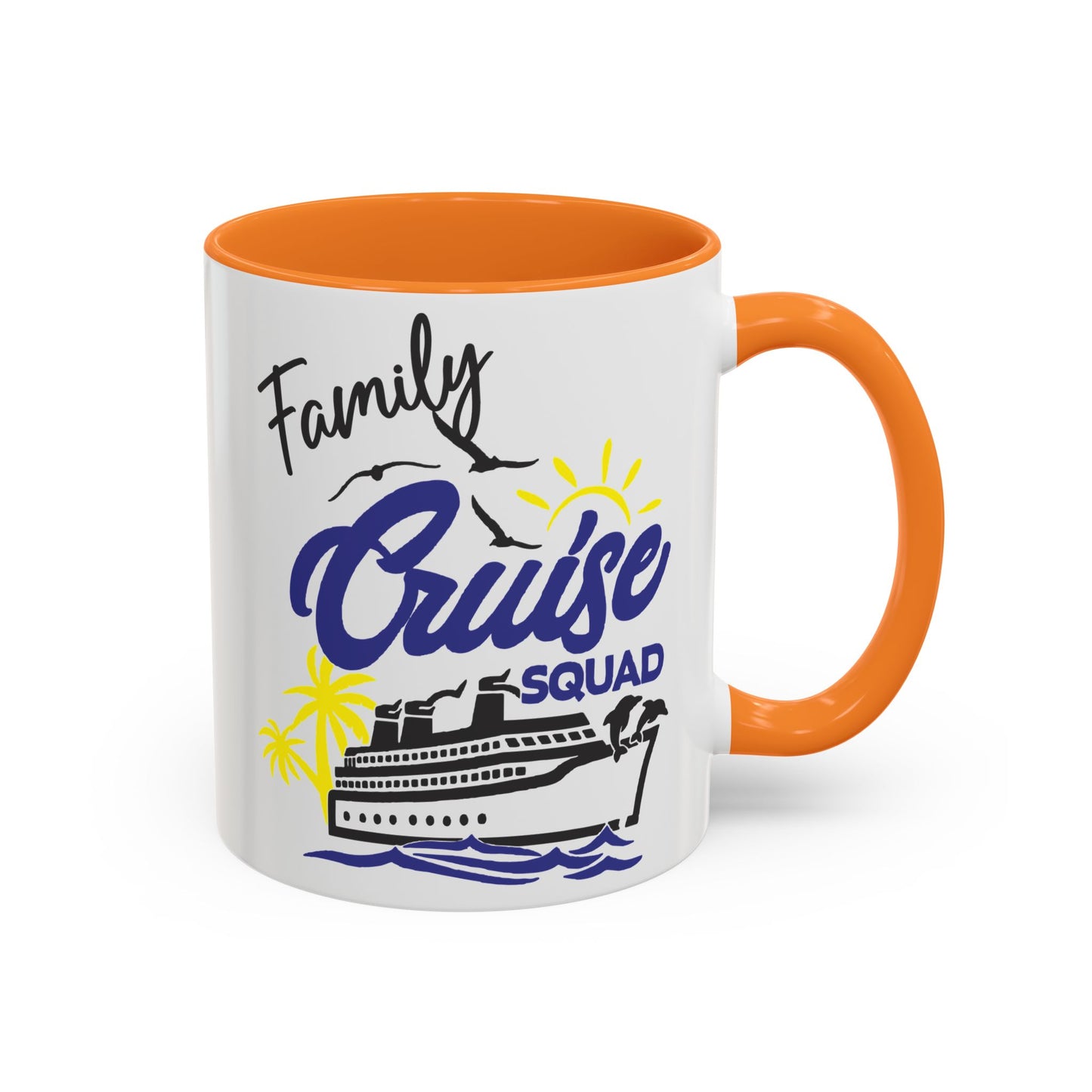 Colorful Whimsical Mugs - Perfect for Coffee Lovers, Gifts for Birthdays, Seasonal Celebrations - Family Cruise Squad