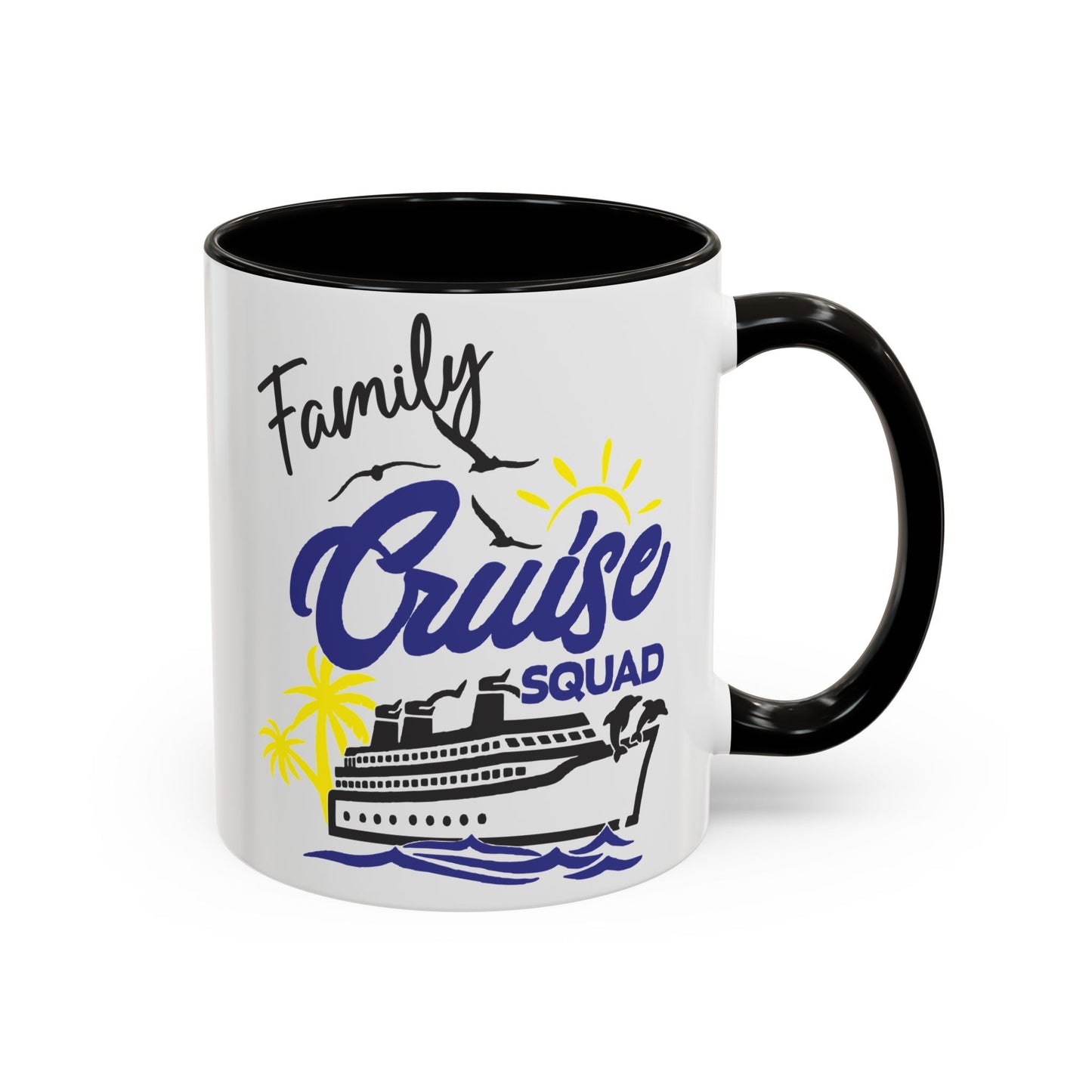 Colorful Whimsical Mugs - Perfect for Coffee Lovers, Gifts for Birthdays, Seasonal Celebrations - Family Cruise Squad