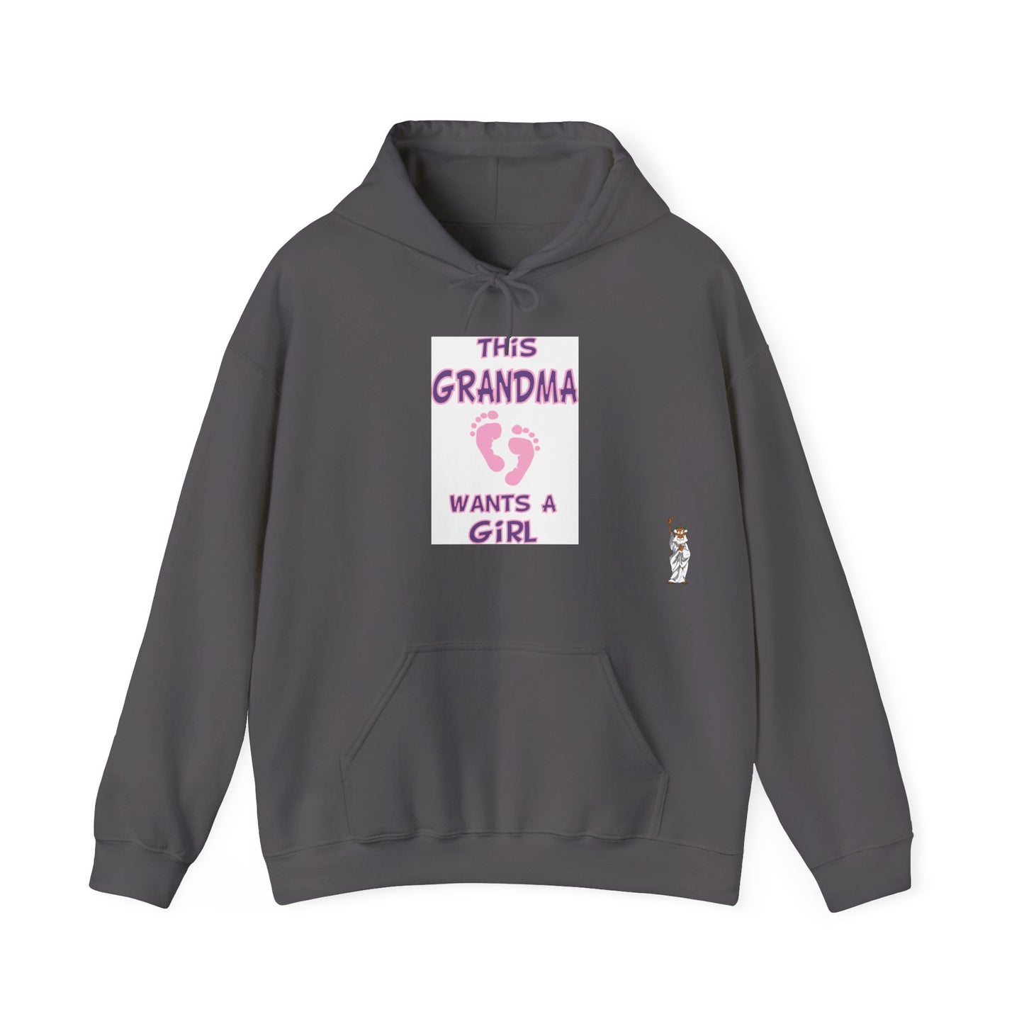 Statue of Liberty Hoodie, Unisex Sweatshirt, Gift for Her, Comfortable Apparel, Design Sweatshirt - This Grandma Wants a Girl