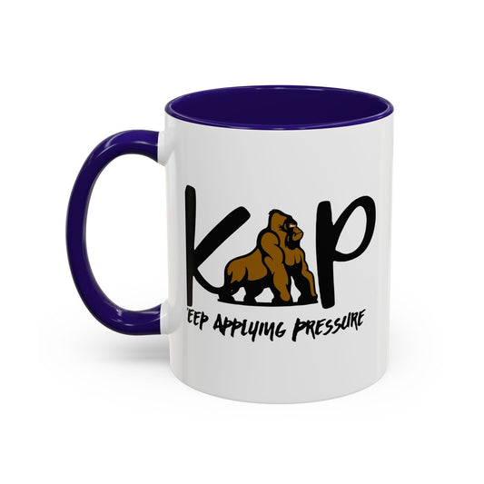 Colorful Whimsical Mugs - Perfect for Coffee Lovers, Gifts for Birthdays, Seasonal Celebrations - Keep Applying Pressure