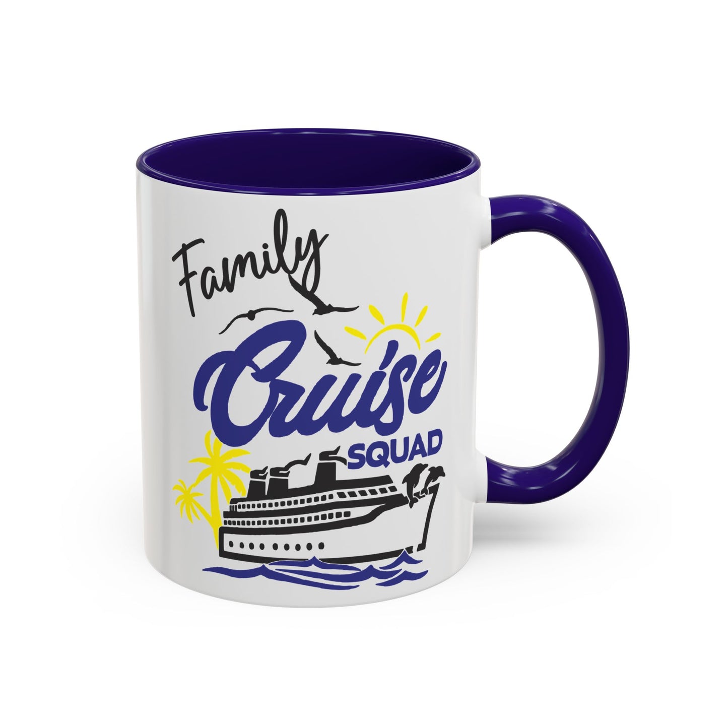Colorful Whimsical Mugs - Perfect for Coffee Lovers, Gifts for Birthdays, Seasonal Celebrations - Family Cruise Squad