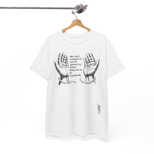 Unisex Heavy Cotton Tee - Push Yourself - We cant hangout