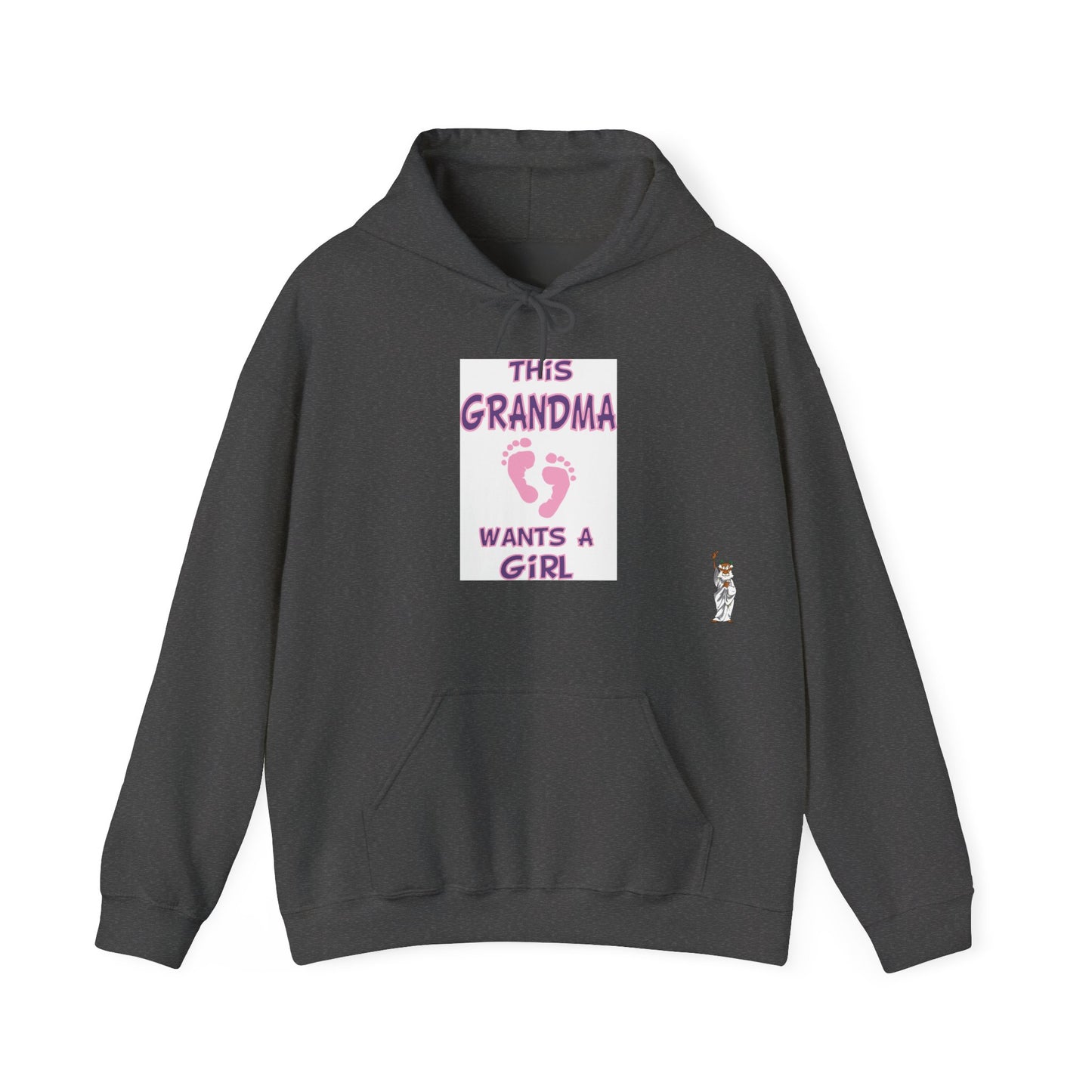 Statue of Liberty Hoodie, Unisex Sweatshirt, Gift for Her, Comfortable Apparel, Design Sweatshirt - This Grandma Wants a Girl