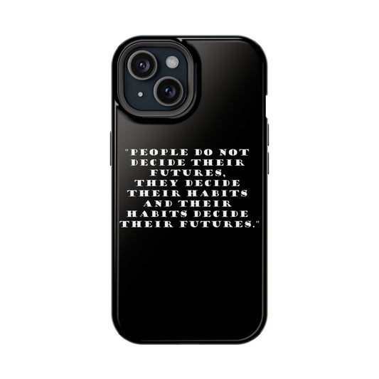 Magnetic Phone Cases, , Fitness Gift, Motivational Accessory, Accessories- People do not decide their futures