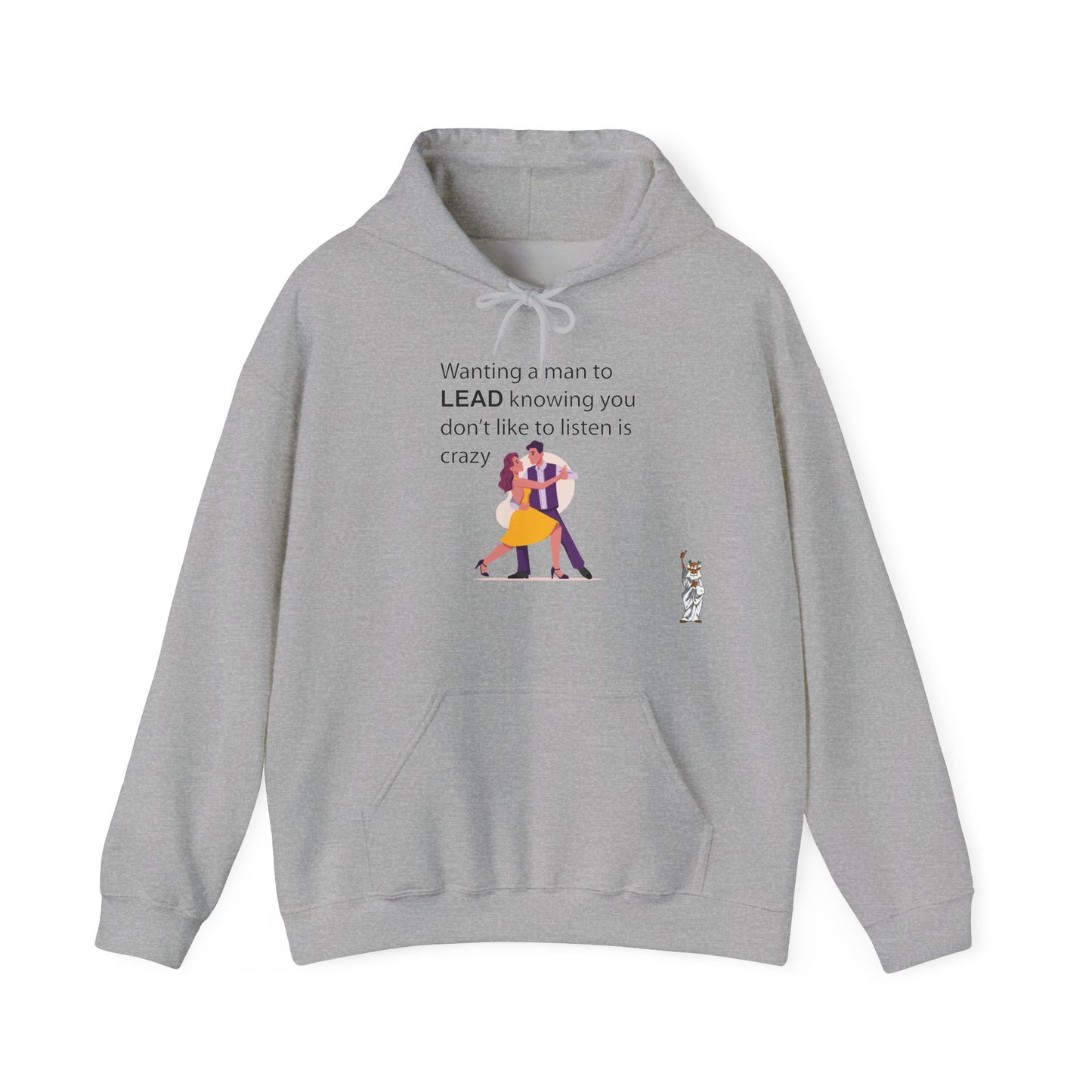 Statue of Liberty Hoodie, Unisex Sweatshirt, Gift for Her, Comfortable Apparel, Design Sweatshirt - Wanting a Man