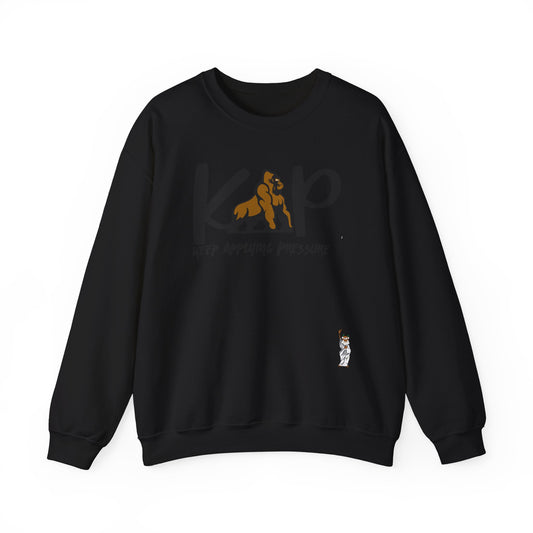Whimsical Comedy Sweatshirt - Unisex Crewneck,  Everyday Wear, Holiday Apparel, Unique Graphic Sweatshirt - Keep Applying Pressure