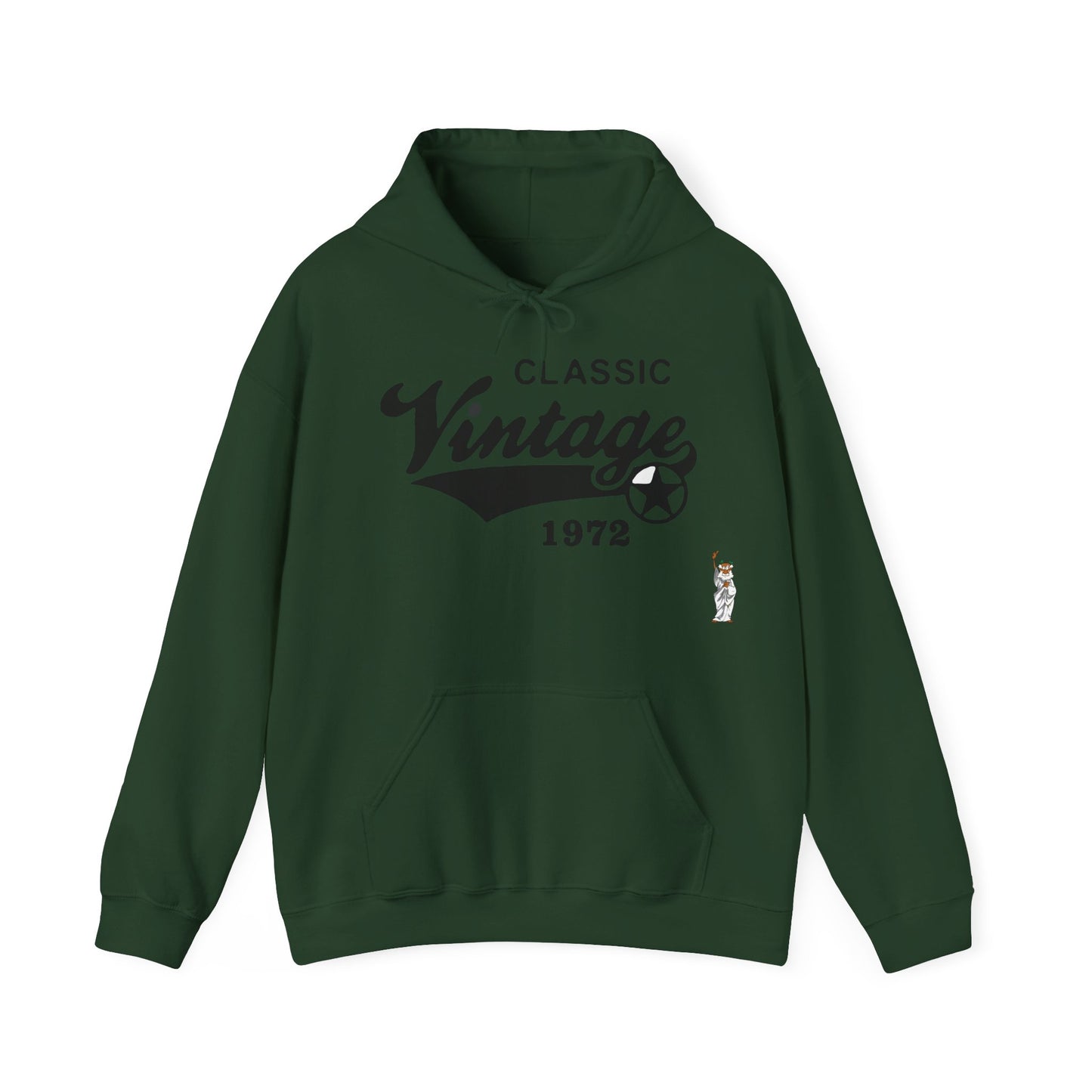 Statue of Liberty Hoodie, Unisex Sweatshirt, Gift for Her, Casual Wear, Comfortable Apparel, Unique Design Sweatshirt - Classic Vintage 1972