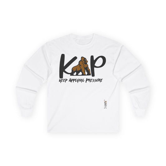 Unisex Ultra Cotton Long Sleeve Tee - Keep Applying Pressure