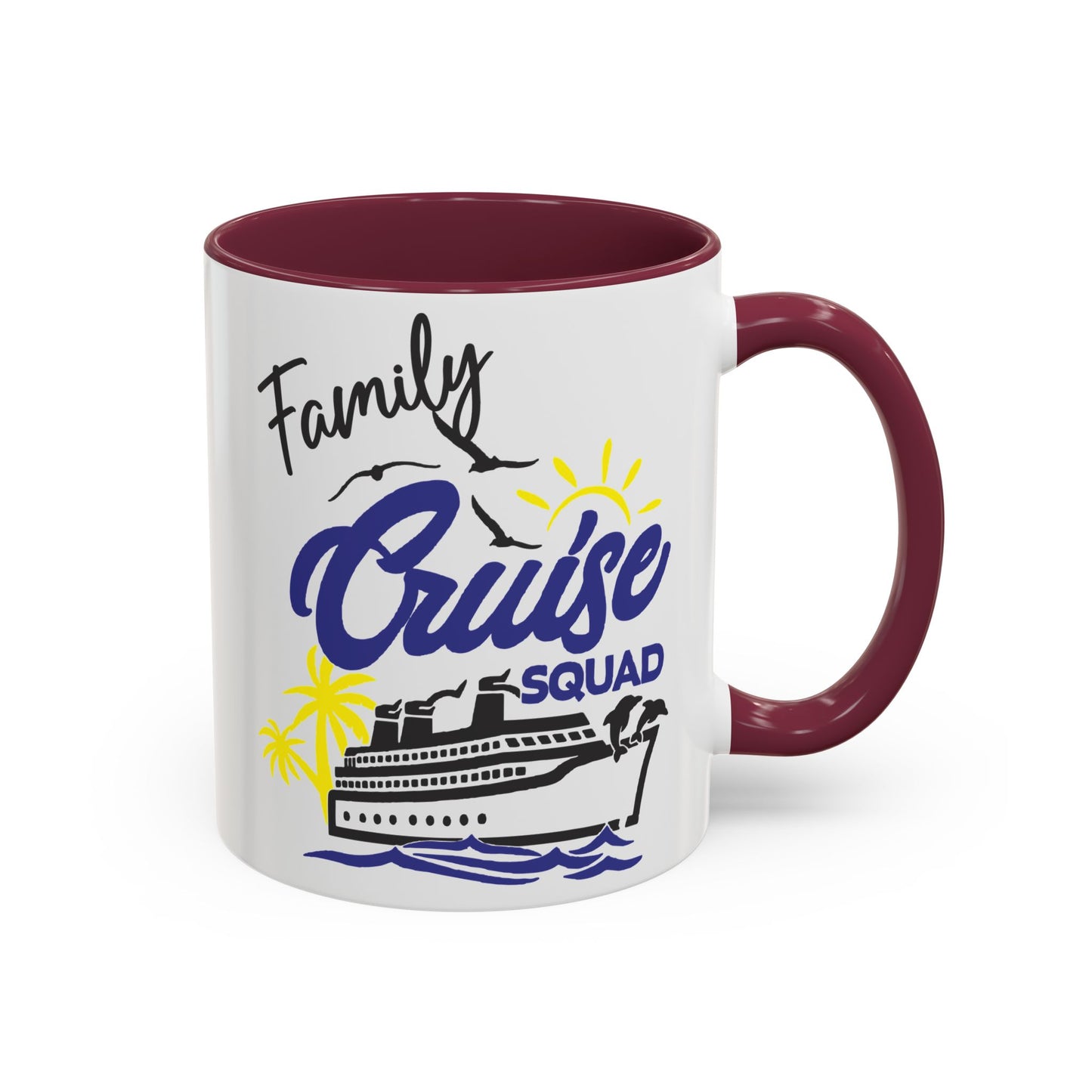 Colorful Whimsical Mugs - Perfect for Coffee Lovers, Gifts for Birthdays, Seasonal Celebrations - Family Cruise Squad