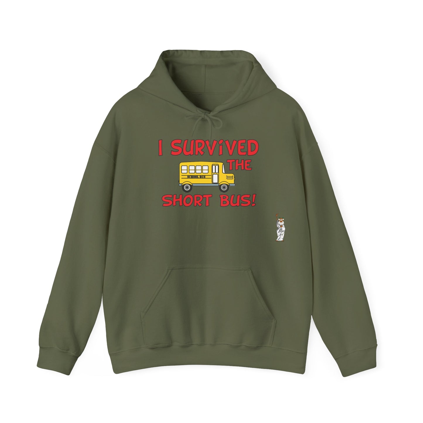 Statue of Liberty Hoodie, Unisex Sweatshirt, Gift for Her, Comfortable Apparel, Design Sweatshirt - I survived the short bus