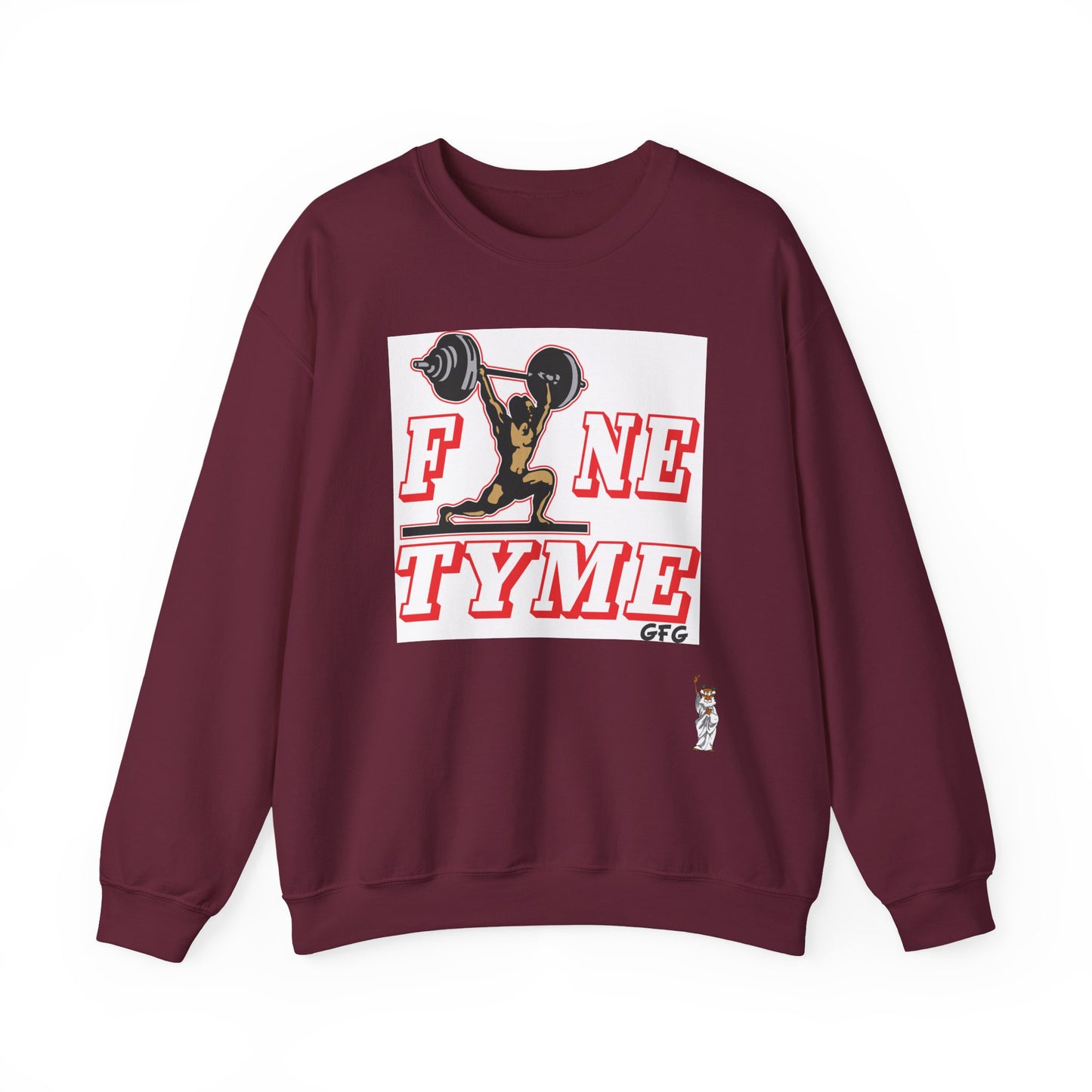 Whimsical Comedy Sweatshirt - Unisex Crewneck,  Everyday Wear, Holiday Apparel, Graphic Sweatshirt - Fyne Tyme