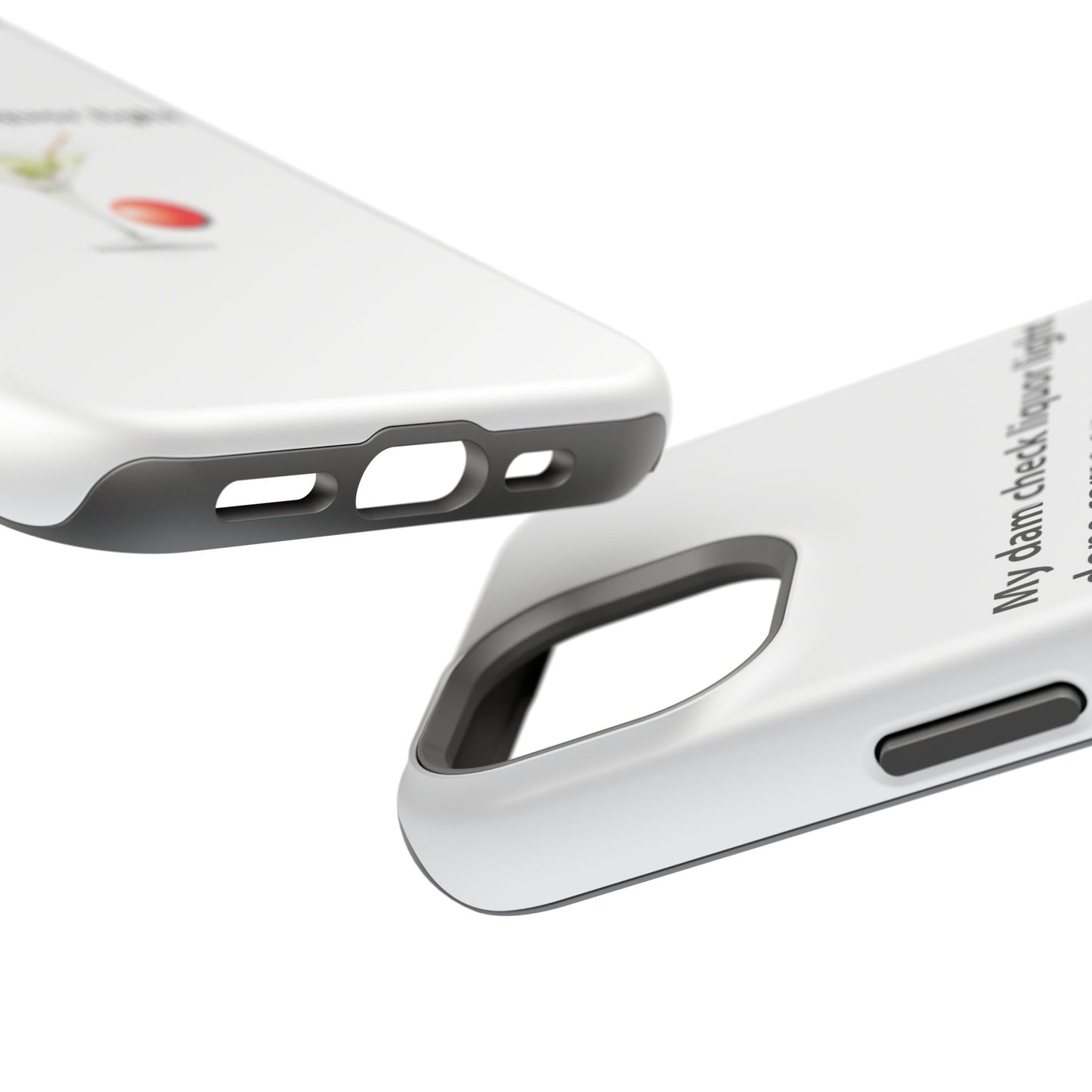 Magnetic Phone Cases, , Fitness Gift, Motivational Accessory, Accessories- My dam check liquor