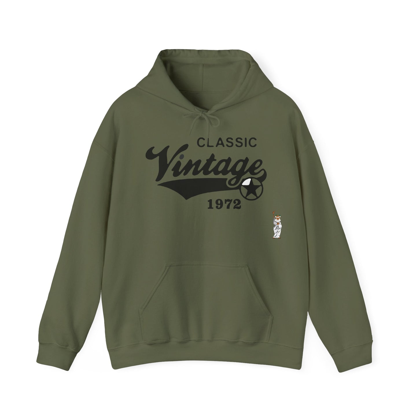 Statue of Liberty Hoodie, Unisex Sweatshirt, Gift for Her, Casual Wear, Comfortable Apparel, Unique Design Sweatshirt - Classic Vintage 1972