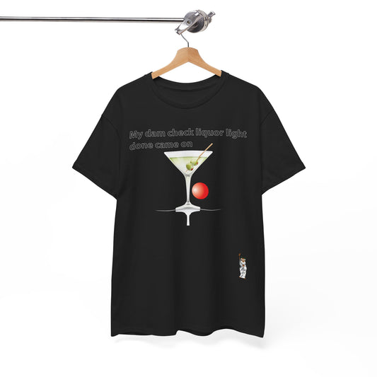 Unisex Heavy Cotton Tee - Push Yourself - My dam check liquor