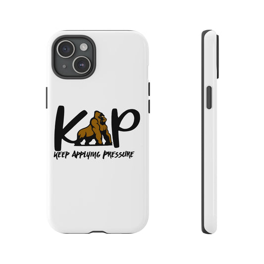 Whimsical Phone Case featuring Sage Character, Quirky Gift for Philosophers, Custom Smartphone Accessory - Keep Applying Pressure