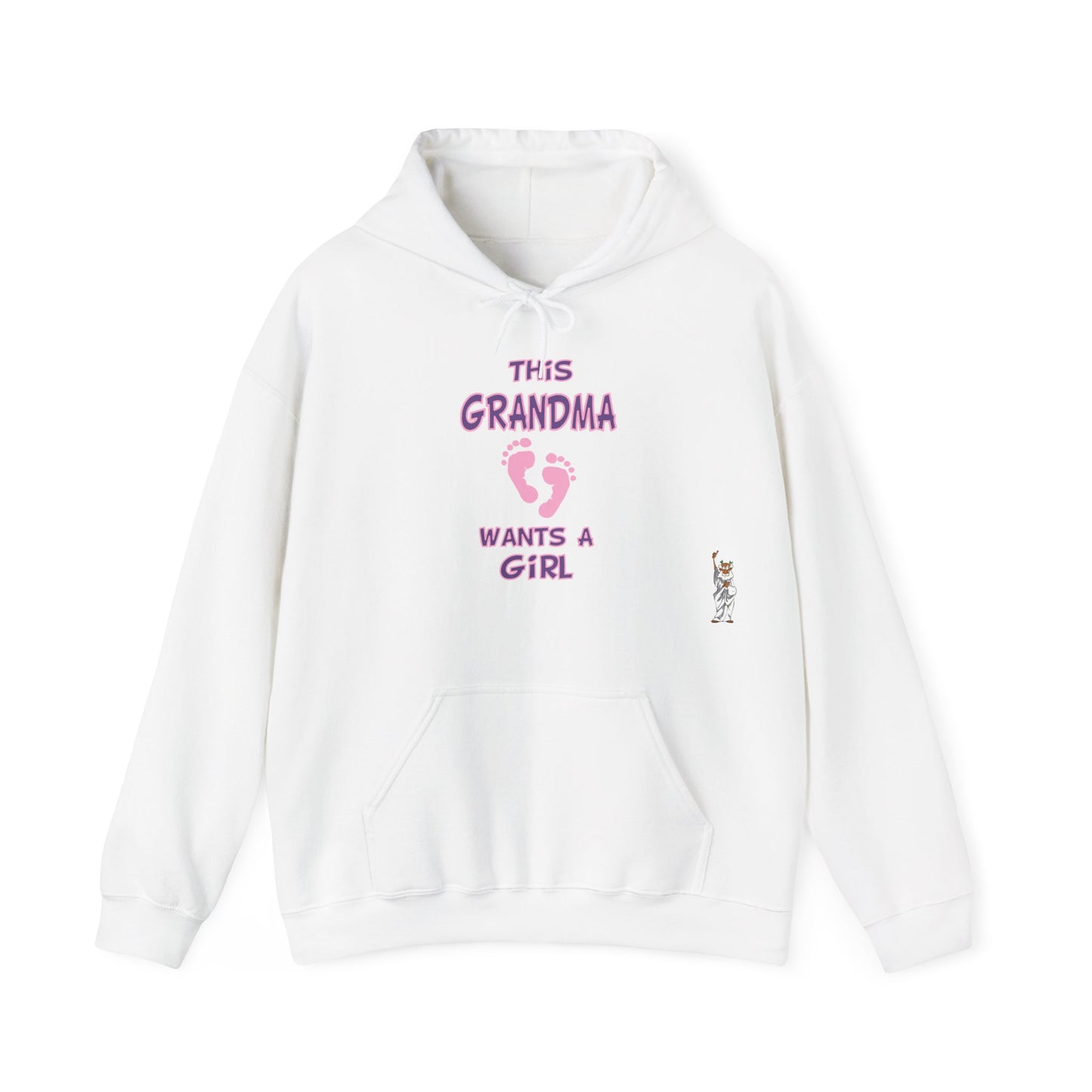 Statue of Liberty Hoodie, Unisex Sweatshirt, Gift for Her, Comfortable Apparel, Design Sweatshirt - This Grandma Wants a Girl