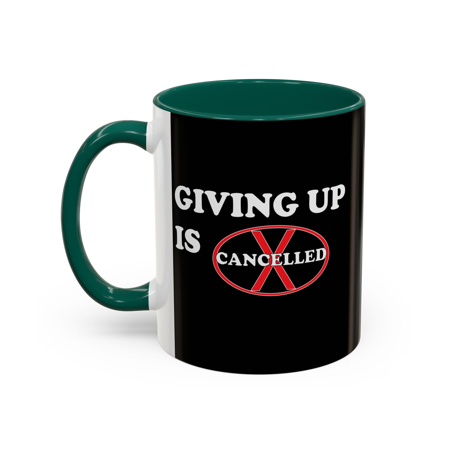 Colorful Whimsical Mugs - Perfect for Coffee Lovers, Gifts for Birthdays, Seasonal Celebrations - Giving up is cancelled