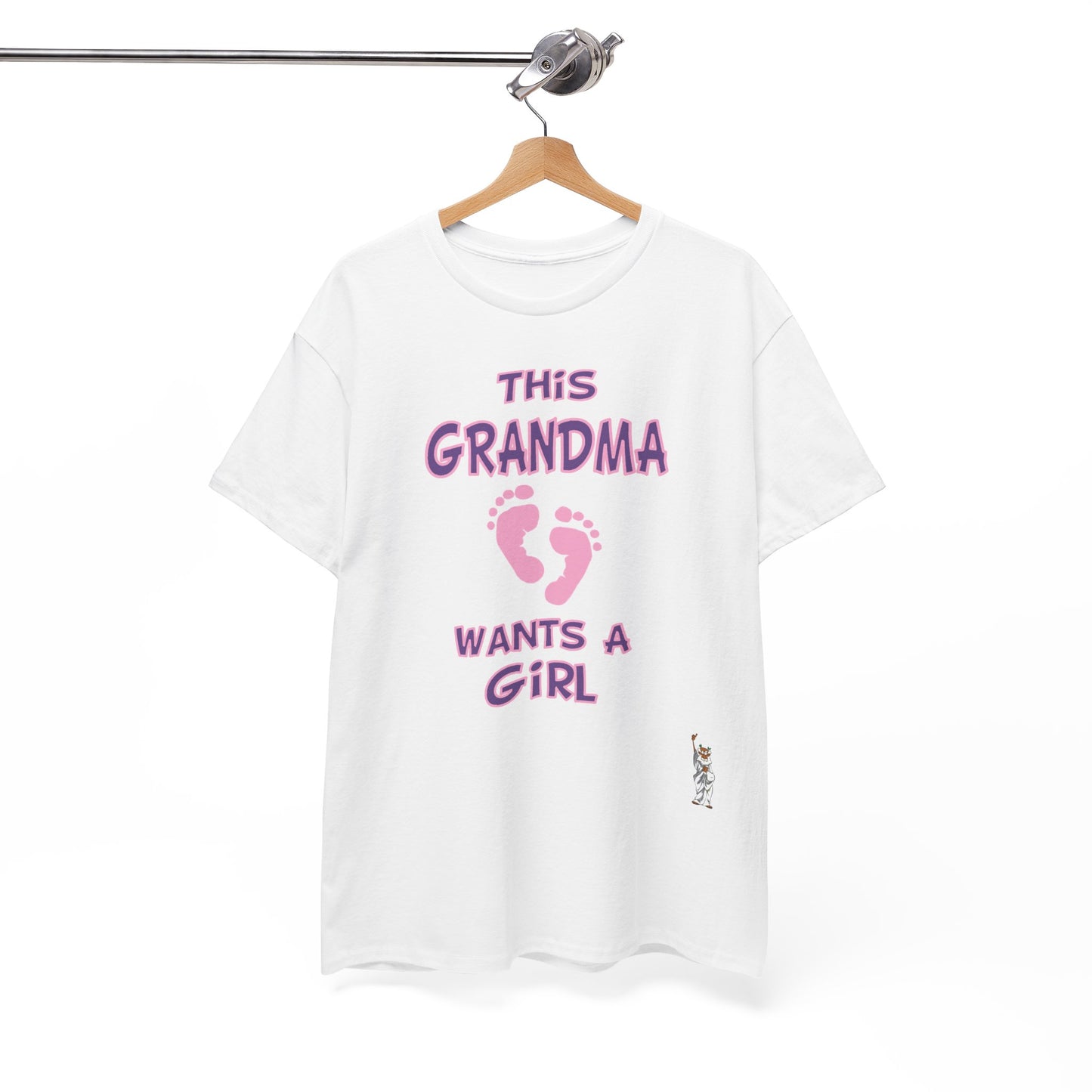 Unisex Heavy Cotton Tee - This Grandma Wants a Girl