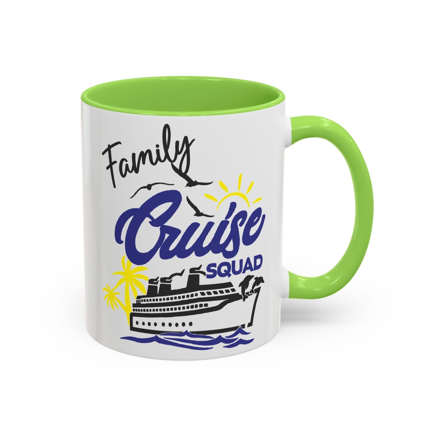 Colorful Whimsical Mugs - Perfect for Coffee Lovers, Gifts for Birthdays, Seasonal Celebrations - Family Cruise Squad