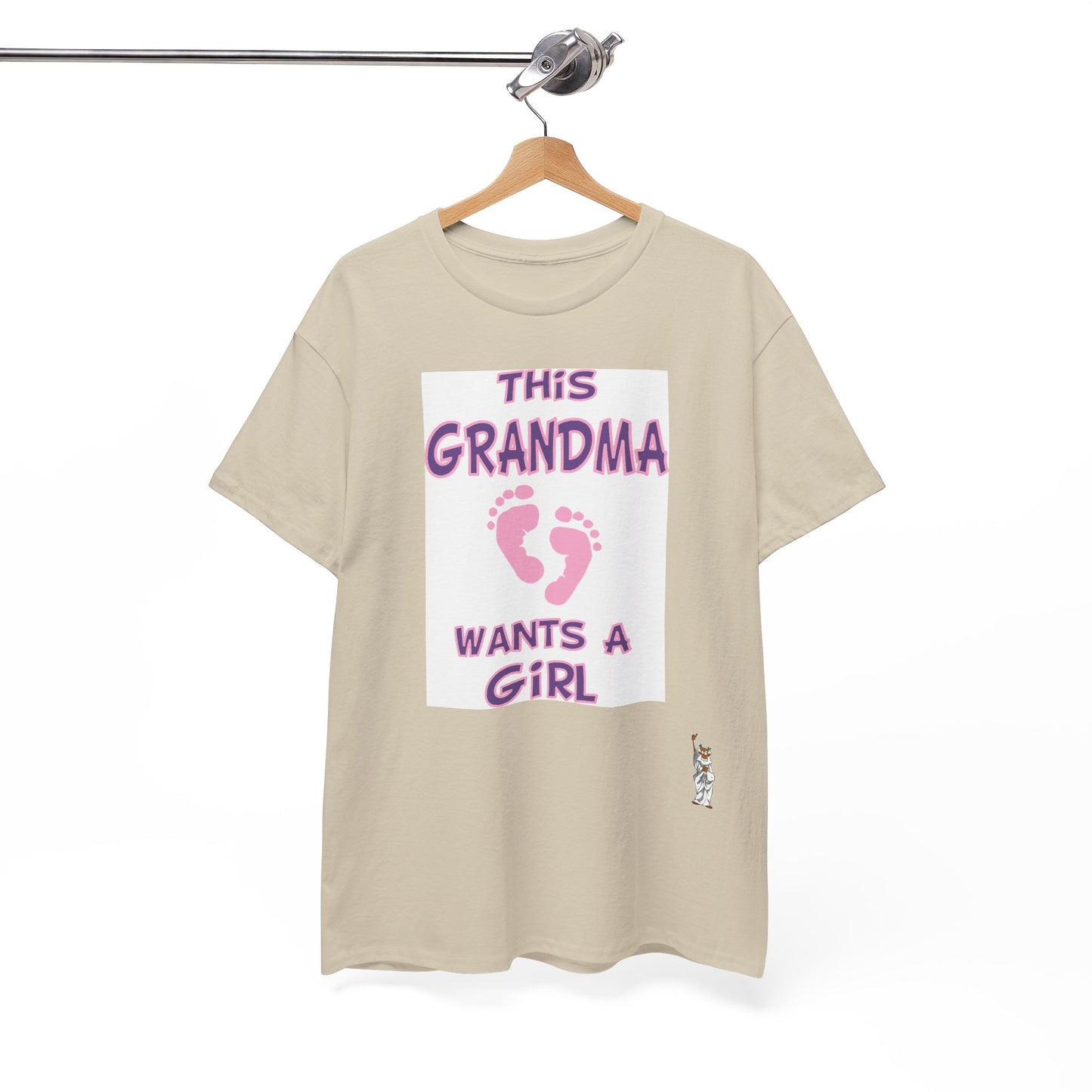 Unisex Heavy Cotton Tee - This Grandma Wants a Girl