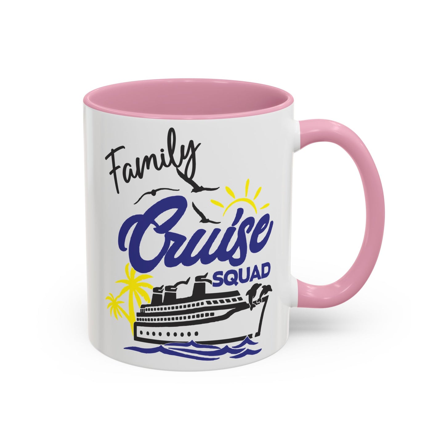 Colorful Whimsical Mugs - Perfect for Coffee Lovers, Gifts for Birthdays, Seasonal Celebrations - Family Cruise Squad