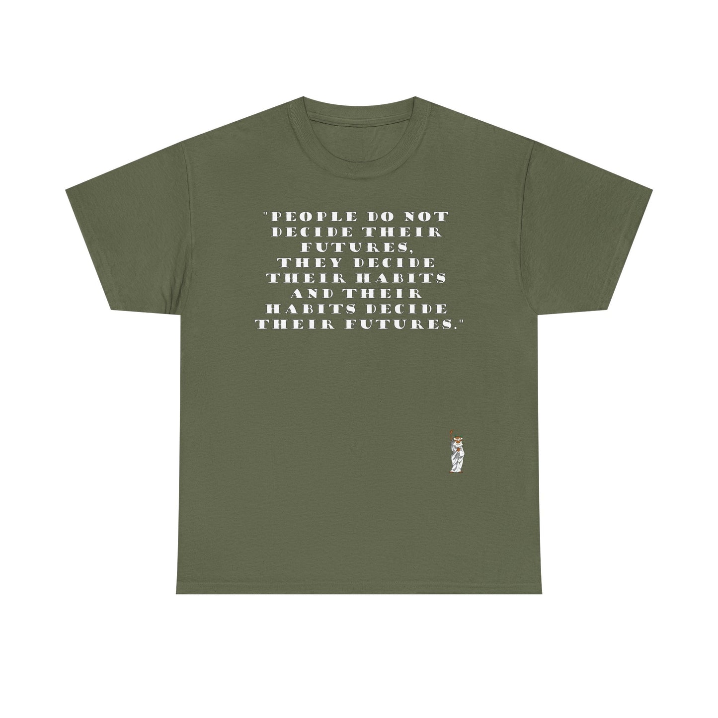 Unisex Heavy Cotton Tee - People do not decide their futures