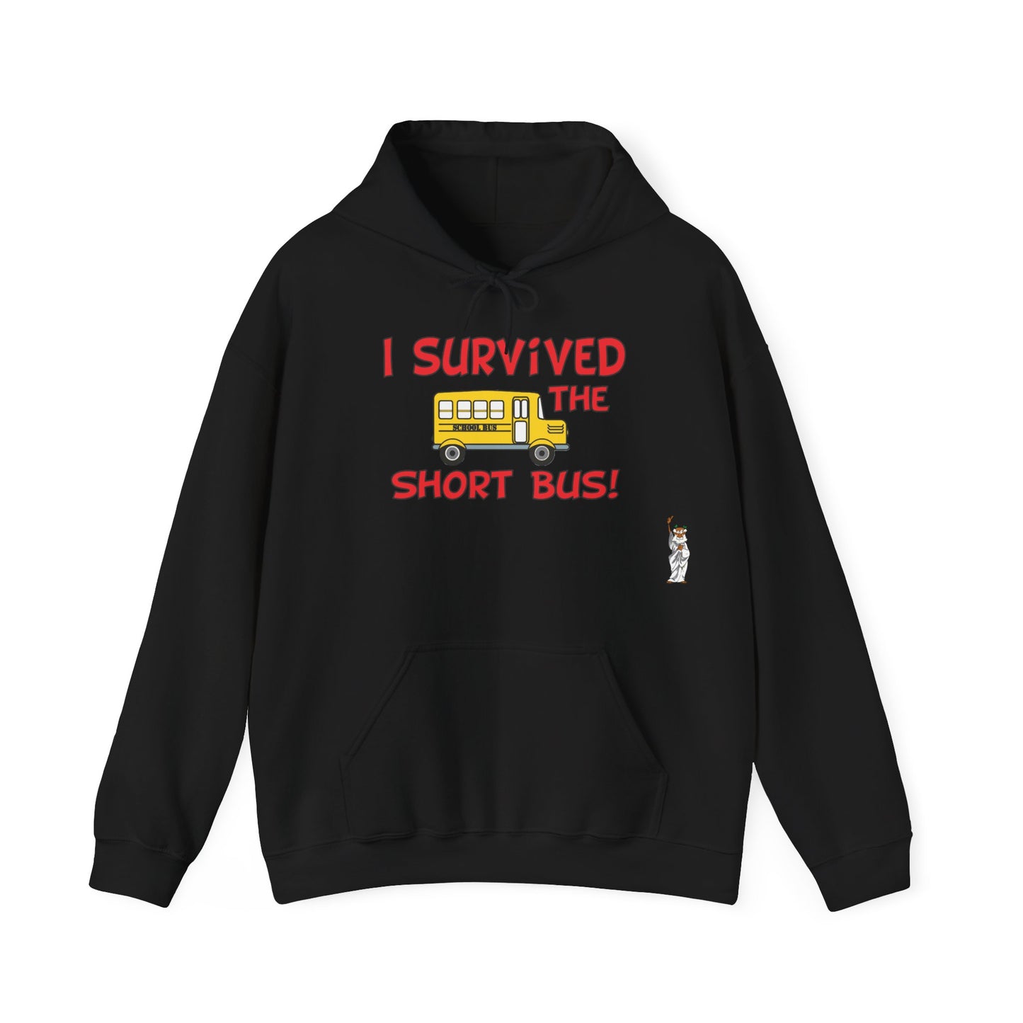 Statue of Liberty Hoodie, Unisex Sweatshirt, Gift for Her, Comfortable Apparel, Design Sweatshirt - I survived the short bus