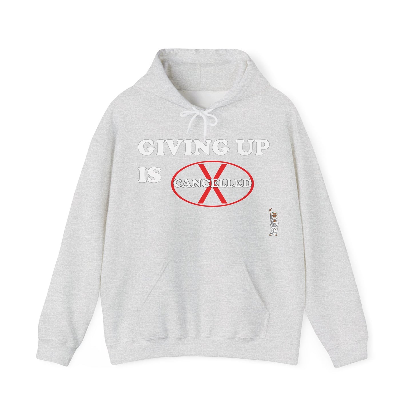 Statue of Liberty Hoodie, Unisex Sweatshirt, Gift for Her, Comfortable Apparel, Design Sweatshirt - Giving up is cancelled