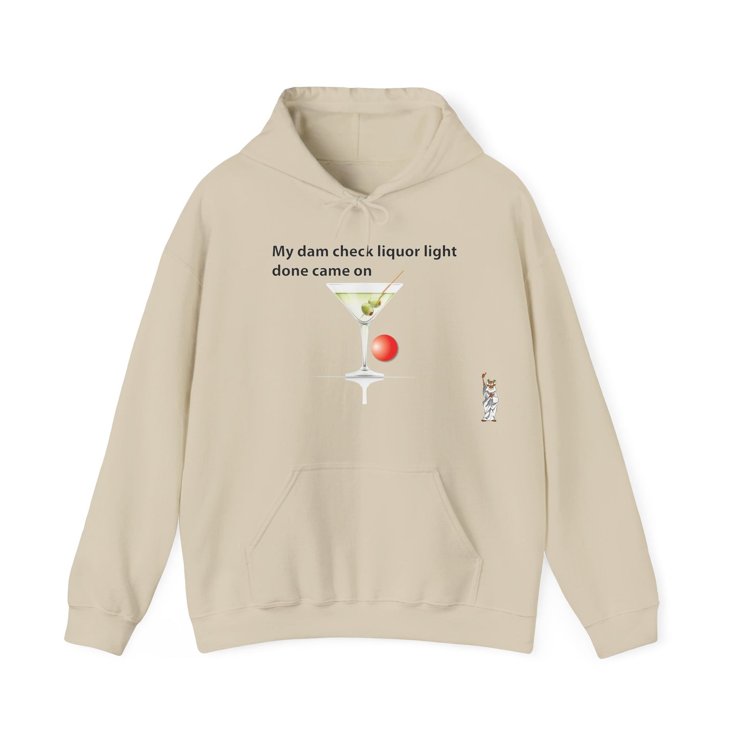 Statue of Liberty Hoodie, Unisex Sweatshirt, Gift for Her, Comfortable Apparel, Design Sweatshirt - My dam check liquor