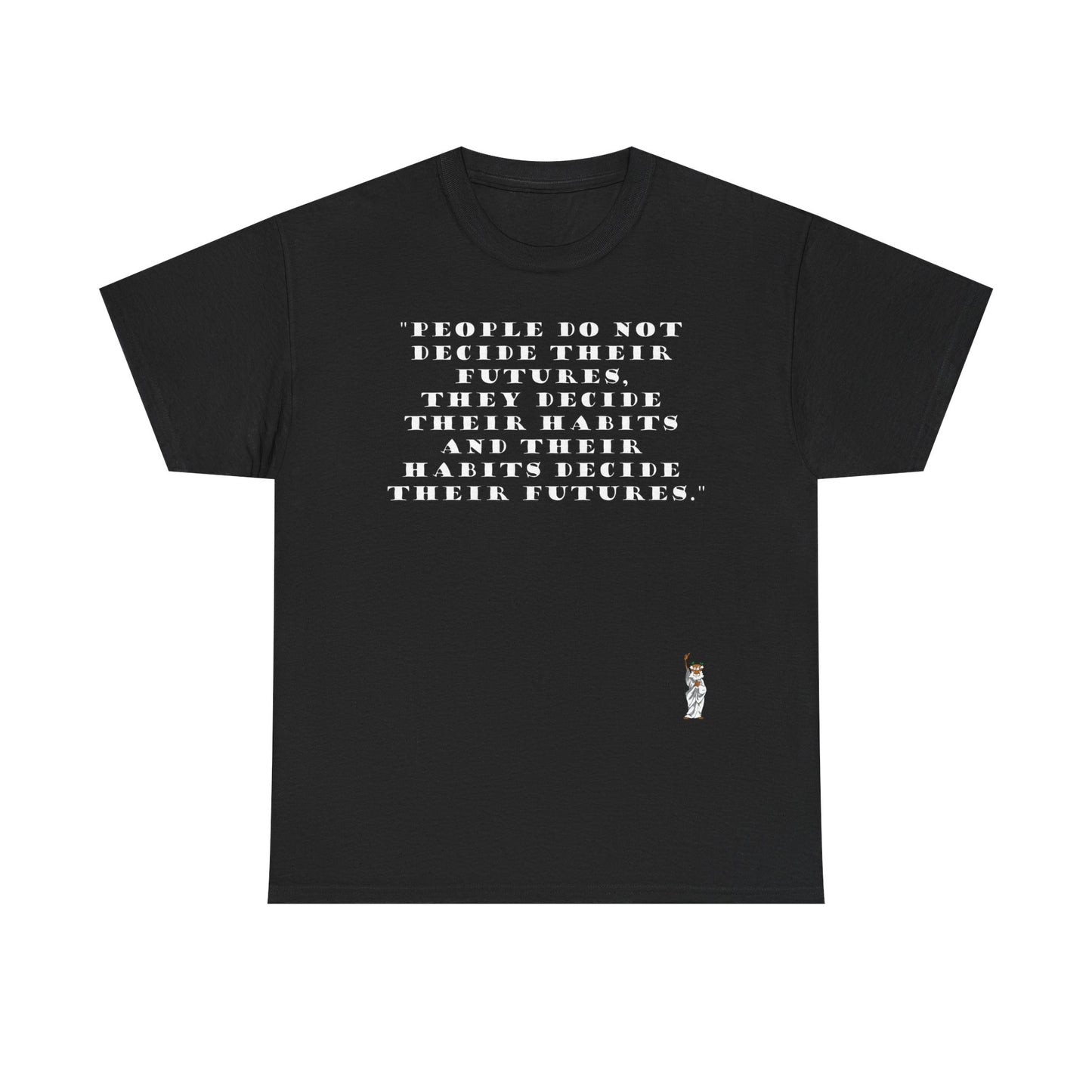 Unisex Heavy Cotton Tee - People do not decide their futures