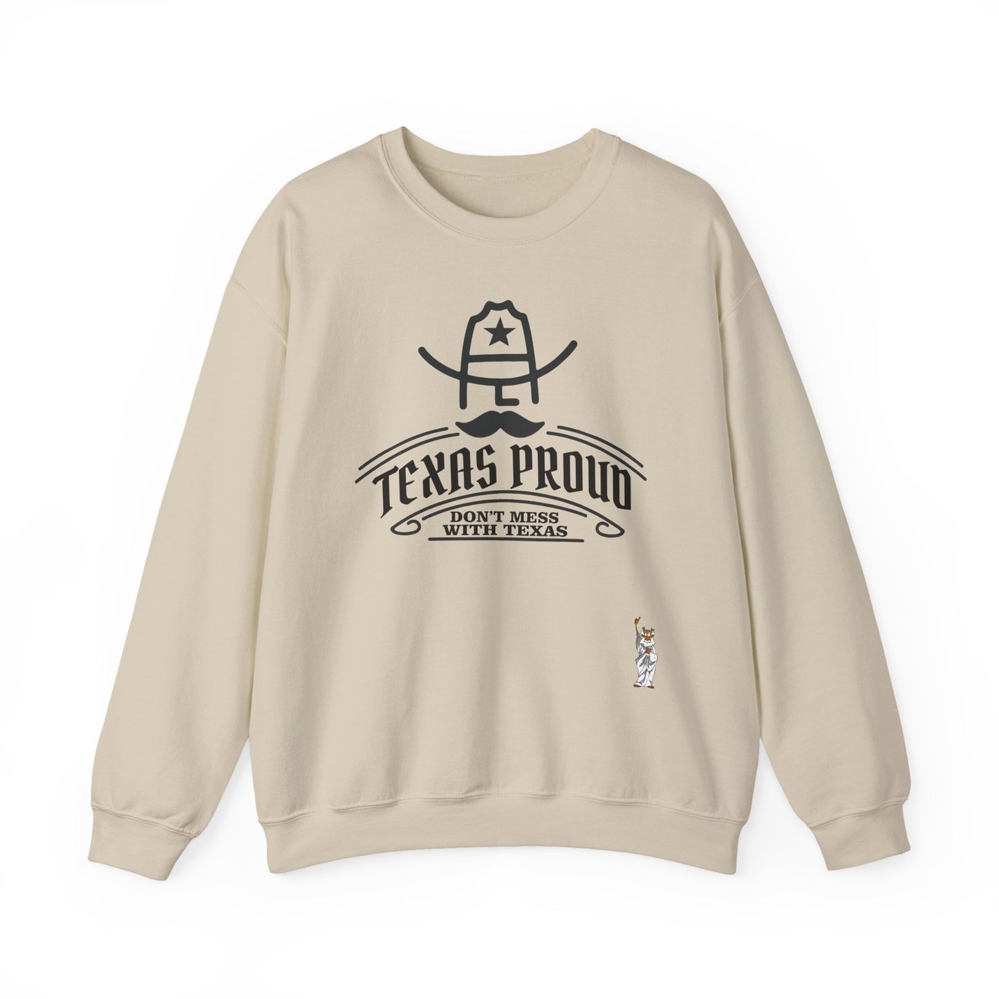Whimsical Comedy Sweatshirt - Unisex Crewneck,  Everyday Wear, Holiday Apparel, Graphic Sweatshirt - Texas Proud - Dont Mess with Texas