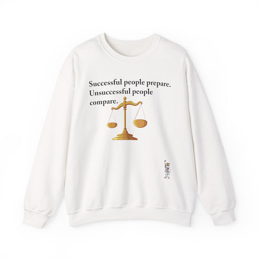 Whimsical Comedy Sweatshirt - Unisex Crewneck,  Everyday Wear, Holiday Apparel, Graphic Sweatshirt - Successful People