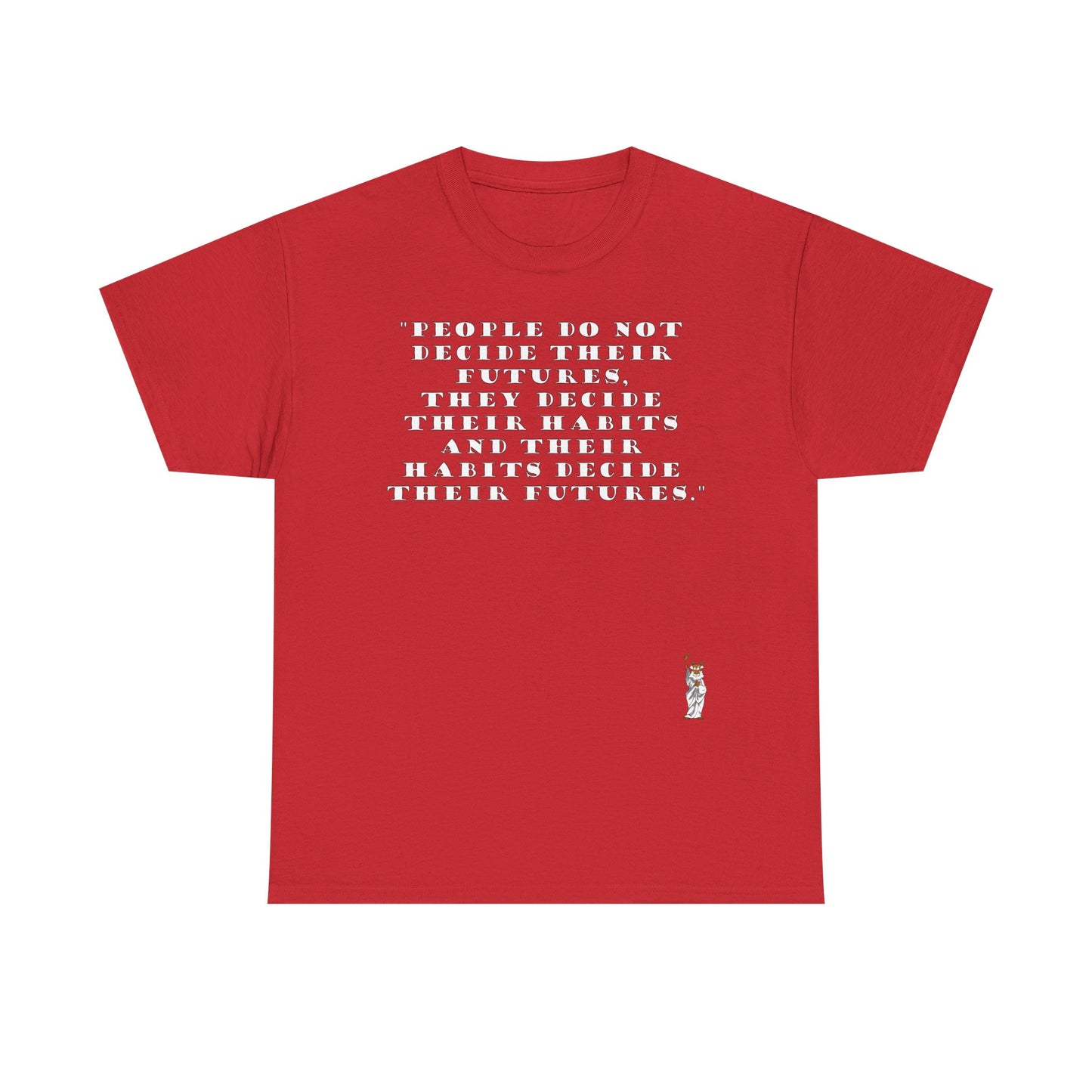 Unisex Heavy Cotton Tee - People do not decide their futures