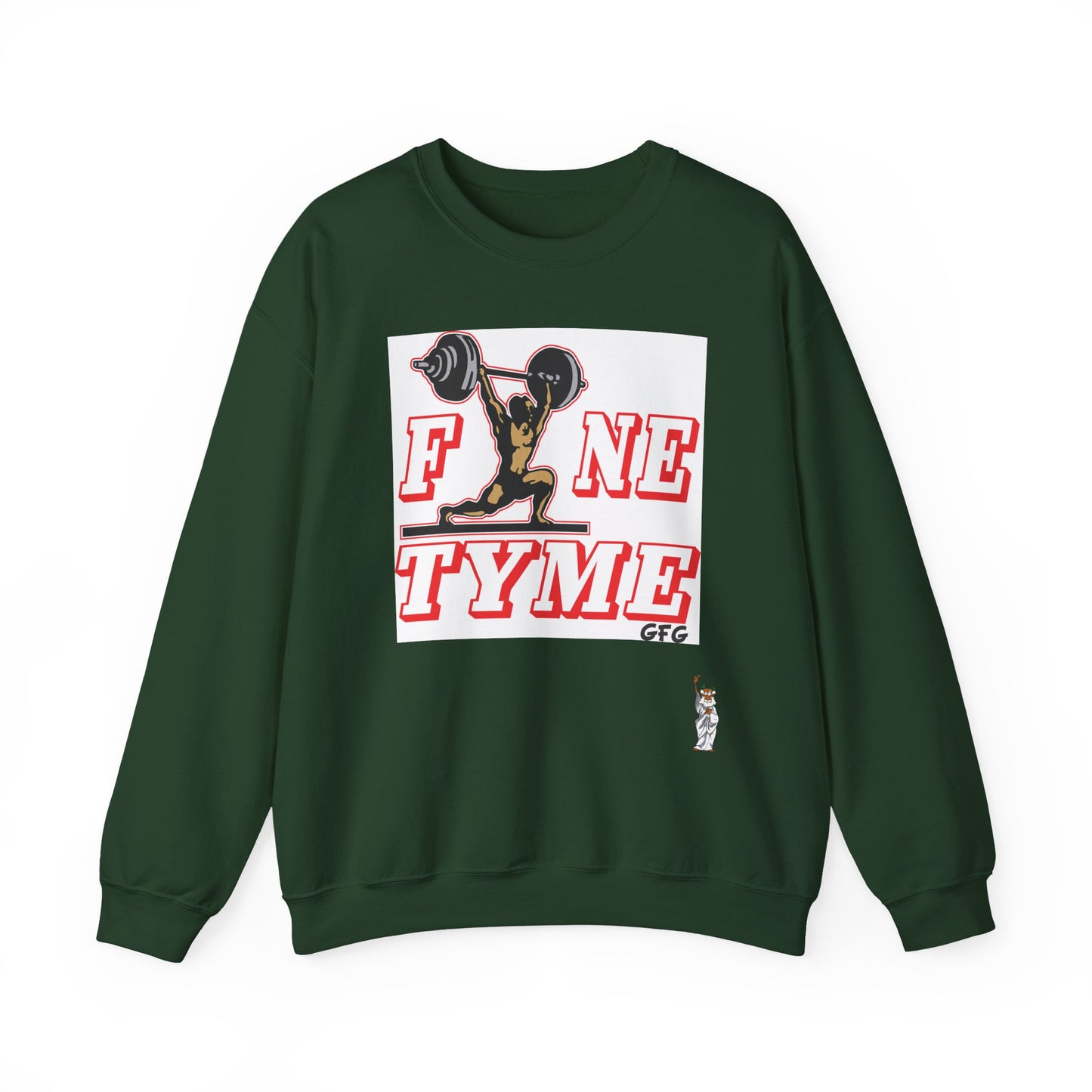 Whimsical Comedy Sweatshirt - Unisex Crewneck,  Everyday Wear, Holiday Apparel, Graphic Sweatshirt - Fyne Tyme