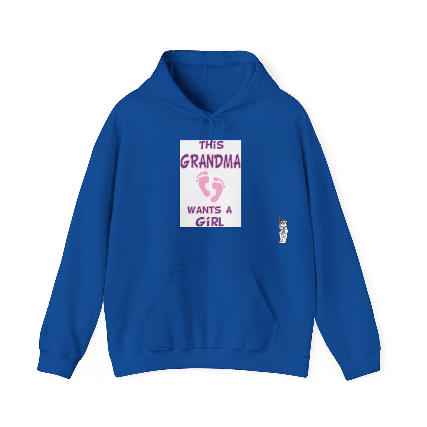 Statue of Liberty Hoodie, Unisex Sweatshirt, Gift for Her, Comfortable Apparel, Design Sweatshirt - This Grandma Wants a Girl