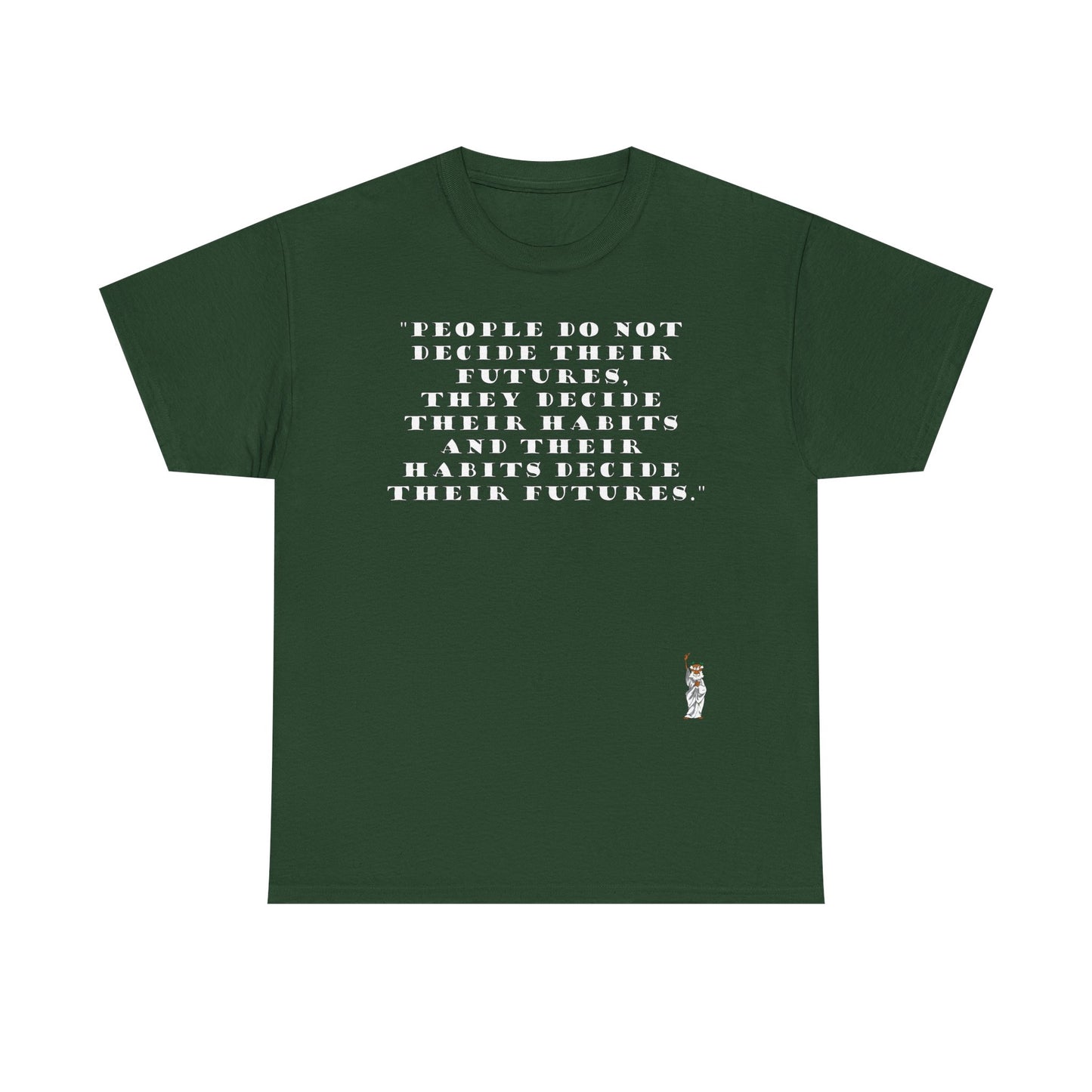 Unisex Heavy Cotton Tee - People do not decide their futures