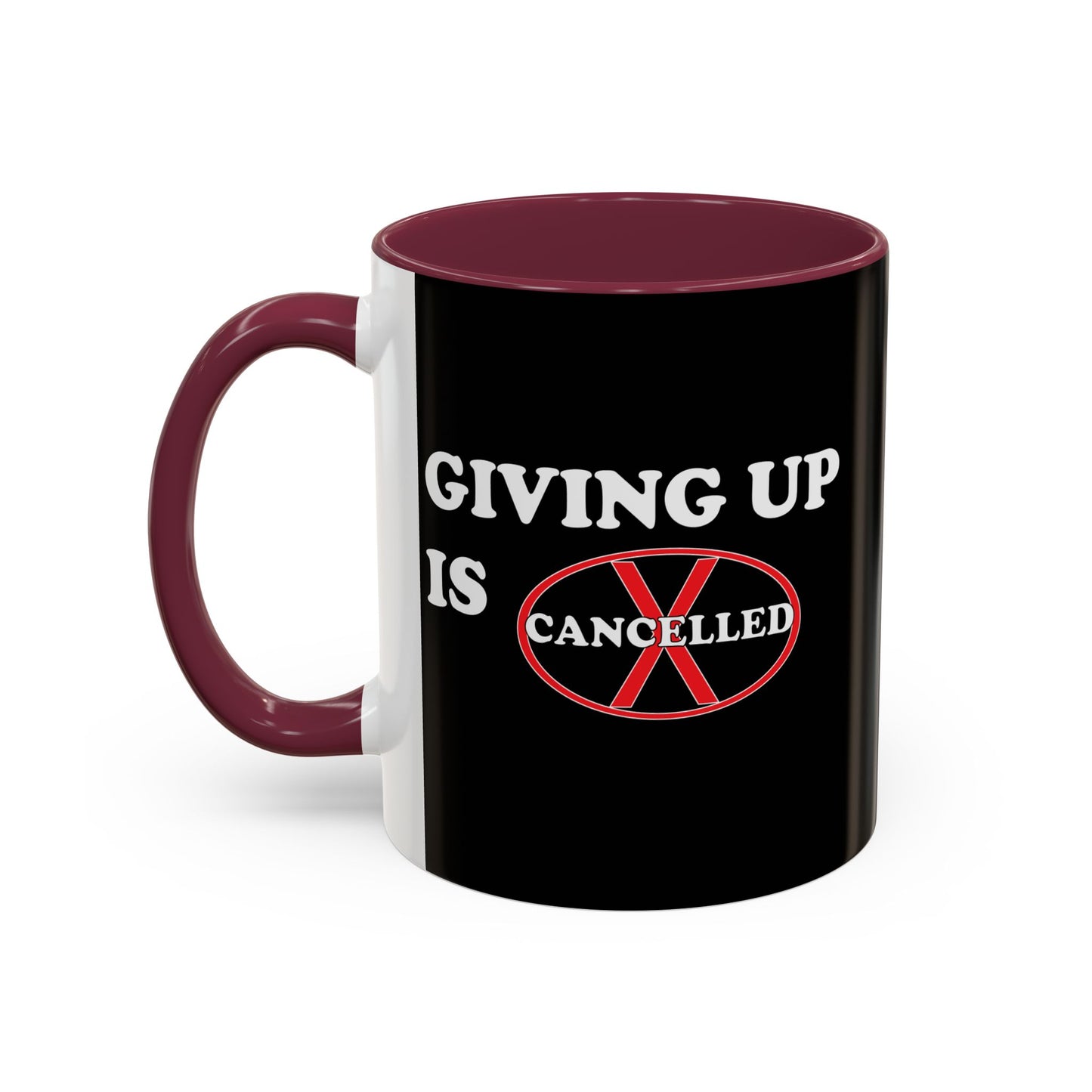 Colorful Whimsical Mugs - Perfect for Coffee Lovers, Gifts for Birthdays, Seasonal Celebrations - Giving up is cancelled