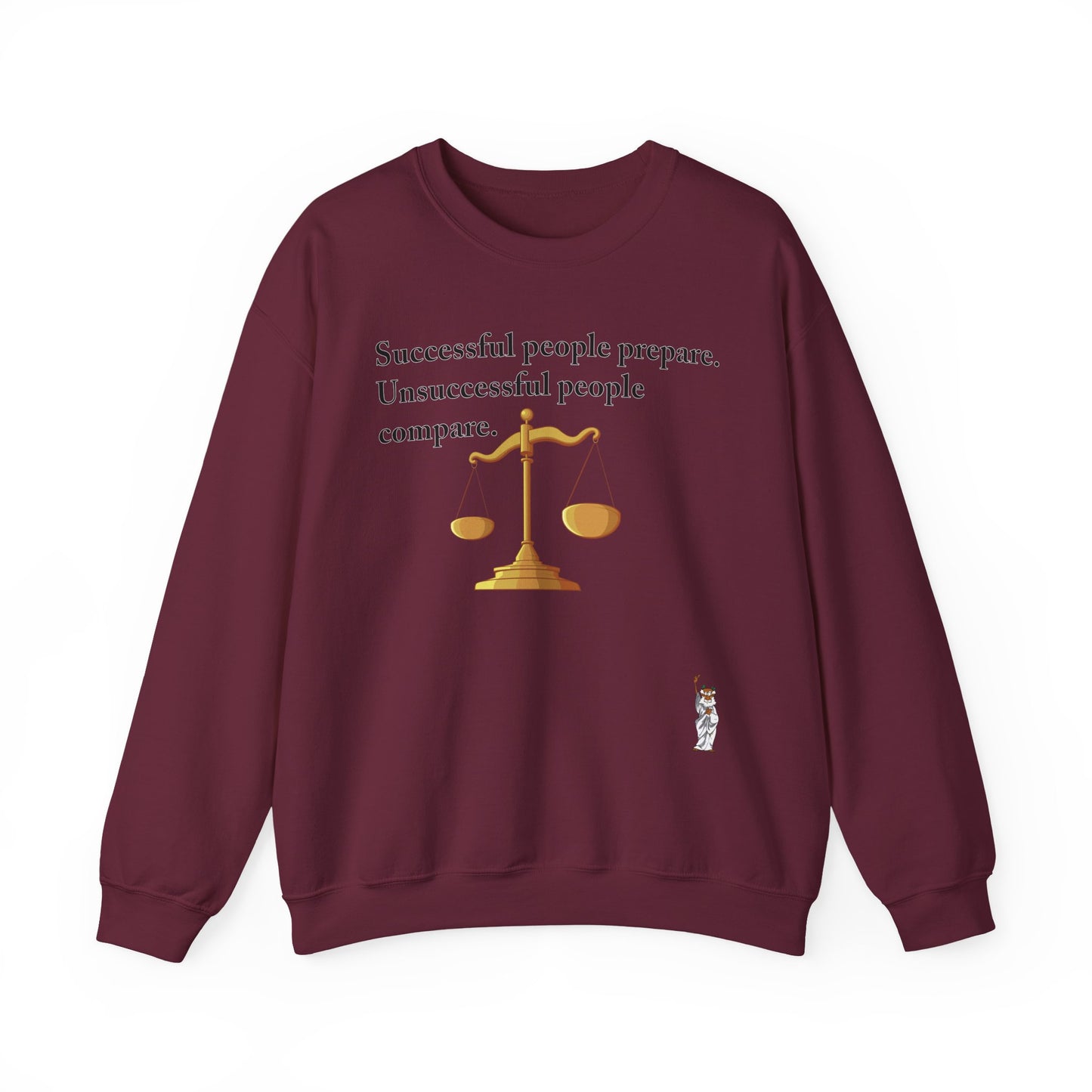 Whimsical Comedy Sweatshirt - Unisex Crewneck,  Everyday Wear, Holiday Apparel, Graphic Sweatshirt - Successful People