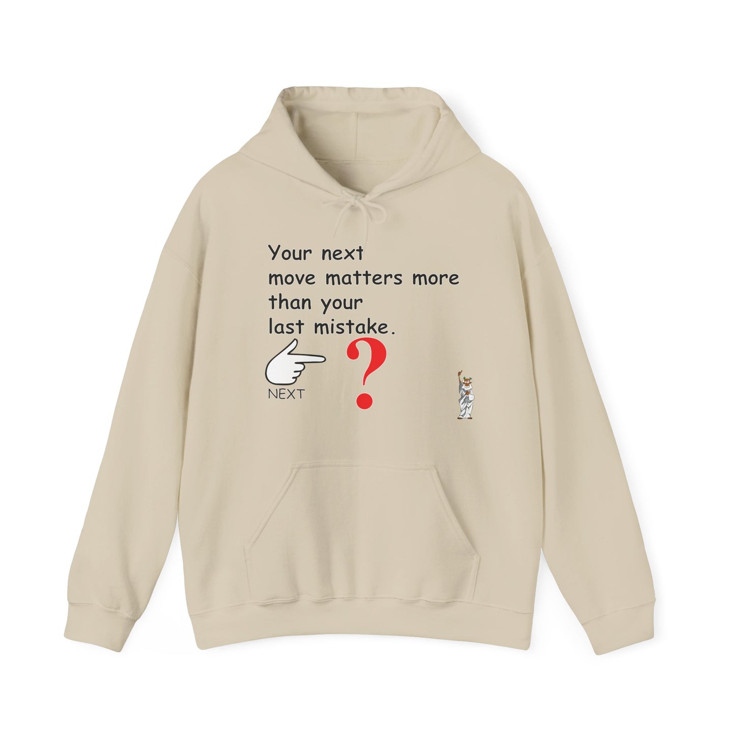 Statue of Liberty Hoodie, Unisex Sweatshirt, Gift for Her, Comfortable Apparel, Design Sweatshirt - Your Next move matters