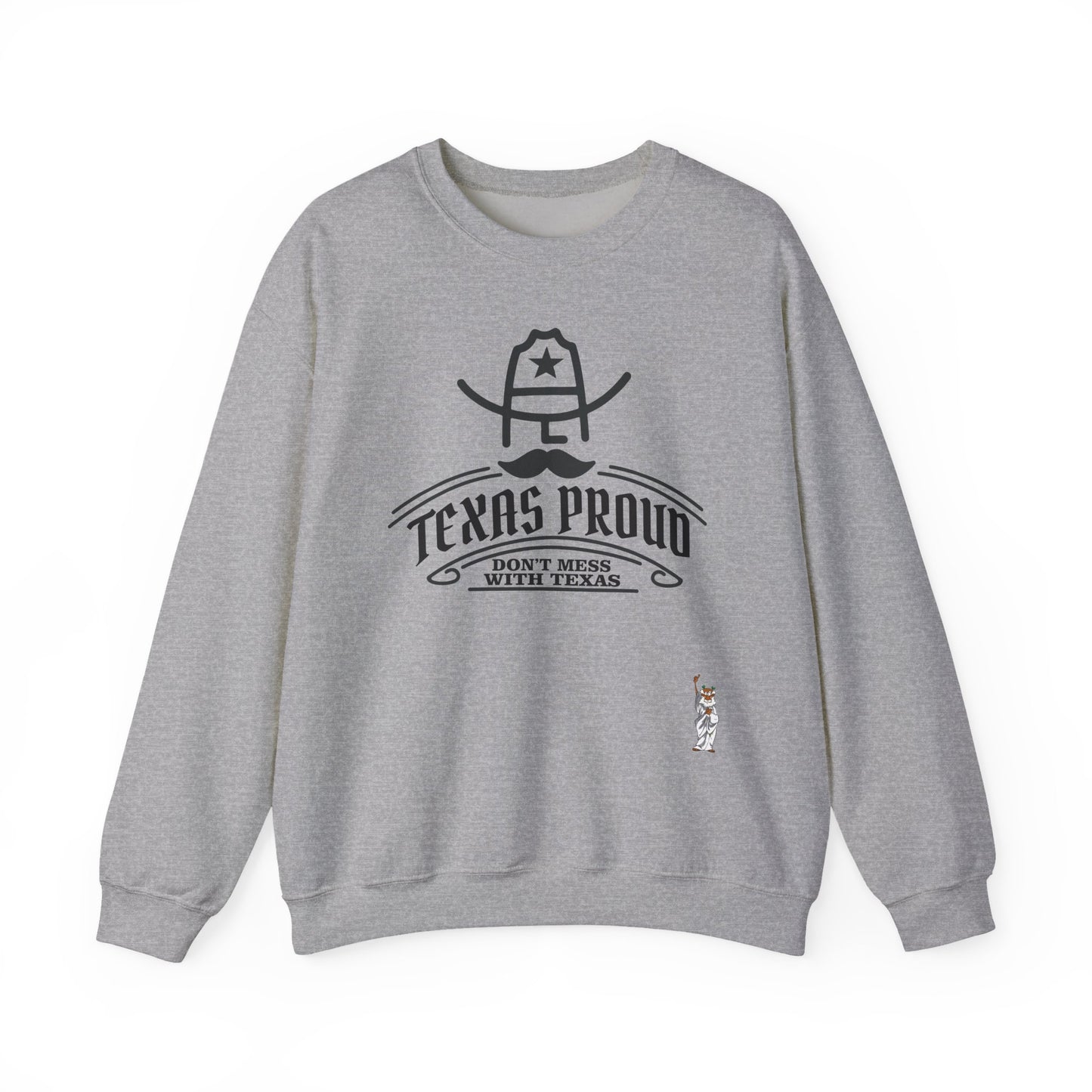 Whimsical Comedy Sweatshirt - Unisex Crewneck,  Everyday Wear, Holiday Apparel, Graphic Sweatshirt - Texas Proud - Dont Mess with Texas
