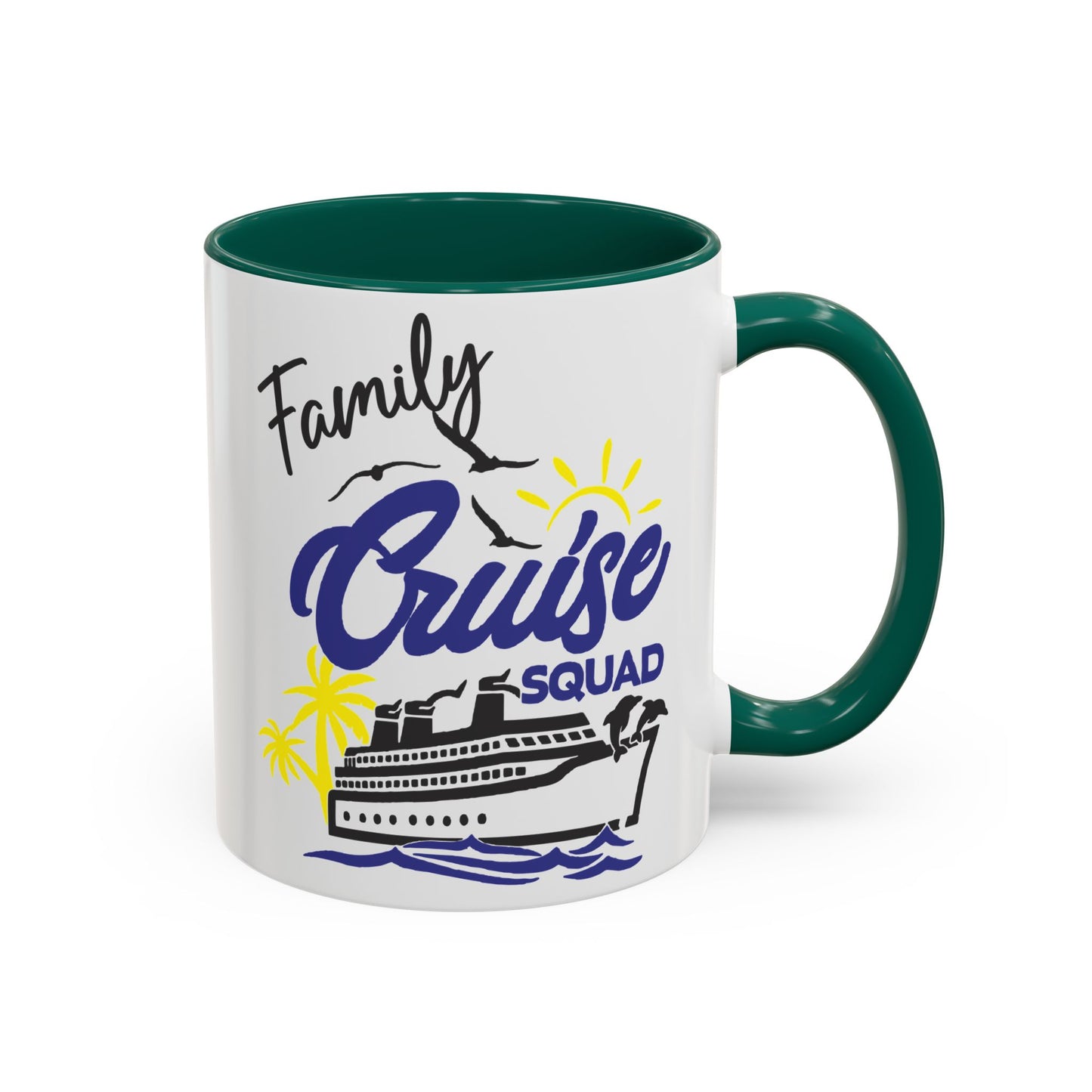 Colorful Whimsical Mugs - Perfect for Coffee Lovers, Gifts for Birthdays, Seasonal Celebrations - Family Cruise Squad
